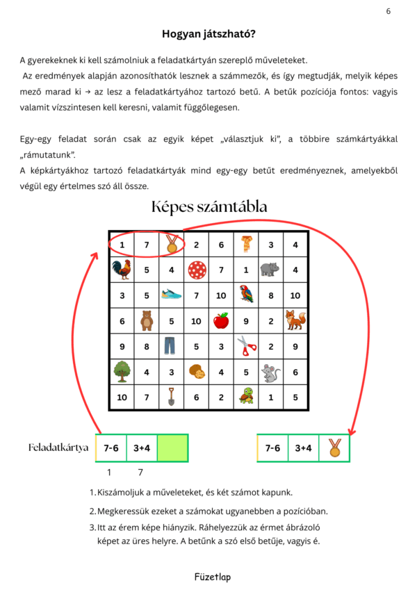 Képes mateknyomozás – Letölthető, nyomtatható KOMPLEX PDF fejlesztőcsomag